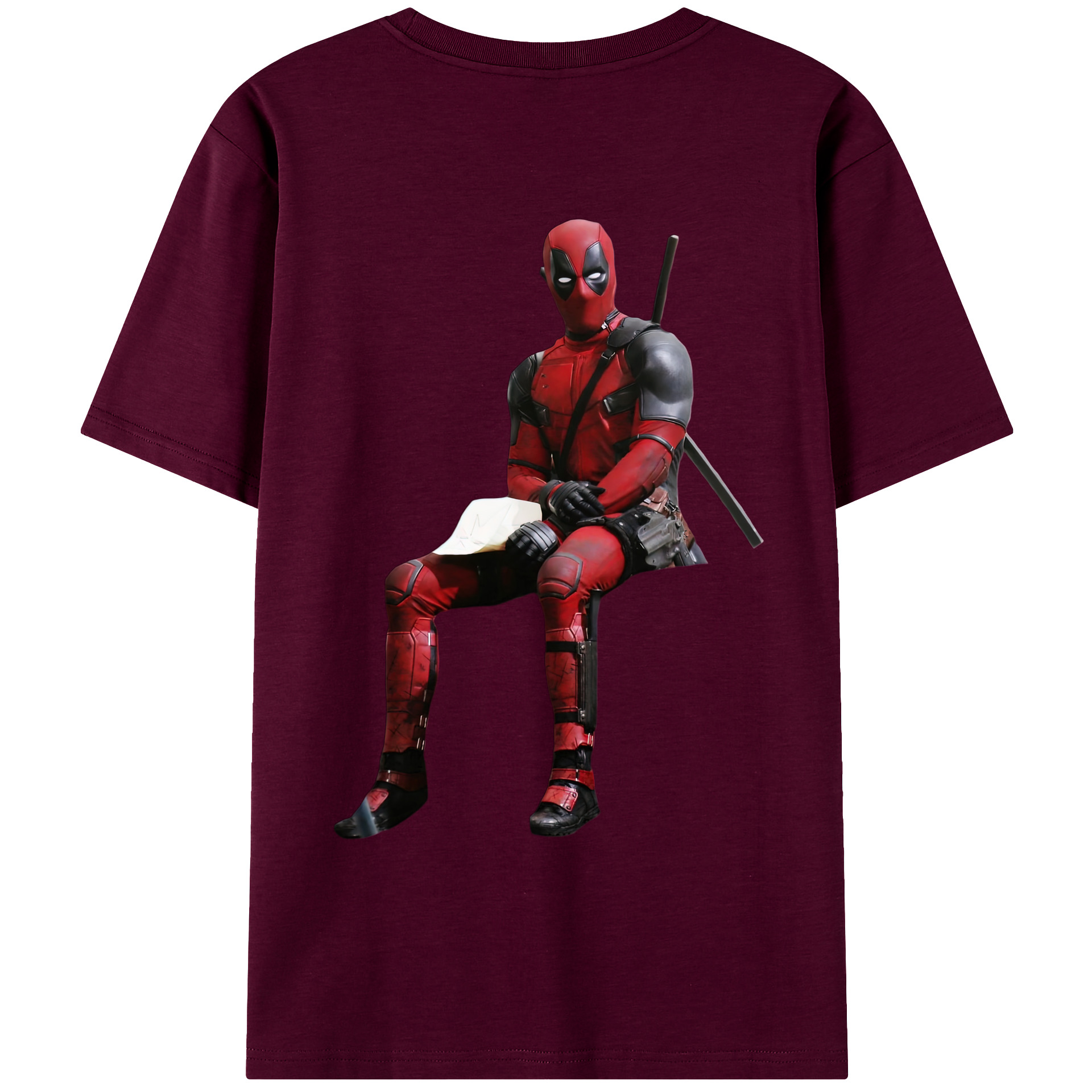 （画像用） Deadpool デッドプール レディース半袖Tシャツ(バックプリント)
